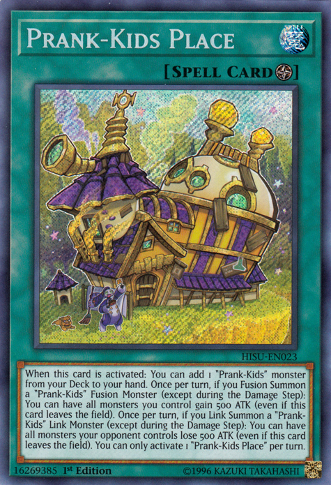 Prank-Kids Place [HISU-EN023] Secret Rare | Game Master's Emporium (The New GME)