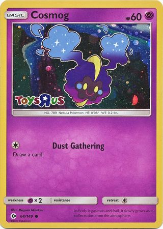 Cosmog (64/149) (Toys R Us Promo) [Sun & Moon: Base Set] | Game Master's Emporium (The New GME)