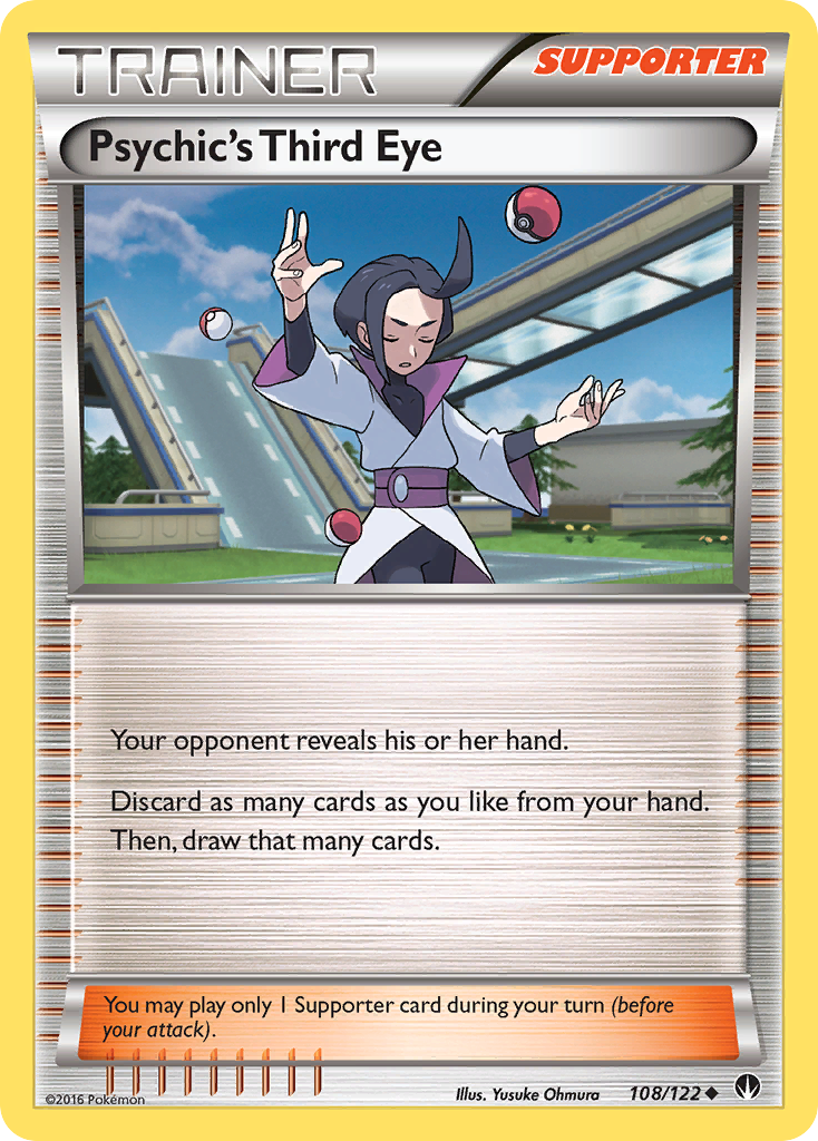 Psychic's Third Eye (108/122) [XY: BREAKpoint] | Game Master's Emporium (The New GME)