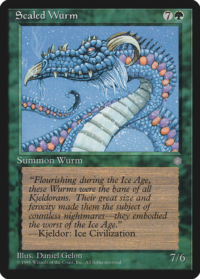Scaled Wurm [Ice Age] | Game Master's Emporium (The New GME)