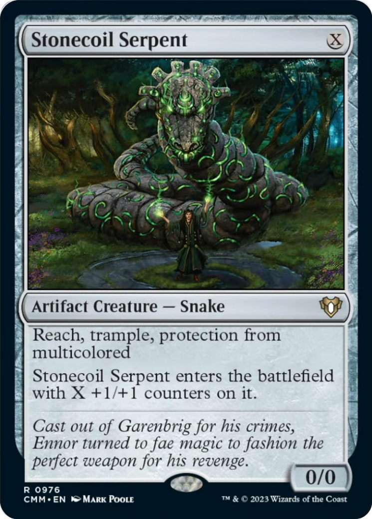 Stonecoil Serpent [Commander Masters] | Game Master's Emporium (The New GME)