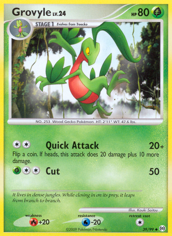 Grovyle (39/99) [Platinum: Arceus] | Game Master's Emporium (The New GME)