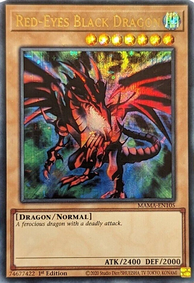 Red-Eyes Black Dragon [MAMA-EN105] Ultra Pharaoh's Rare | Game Master's Emporium (The New GME)