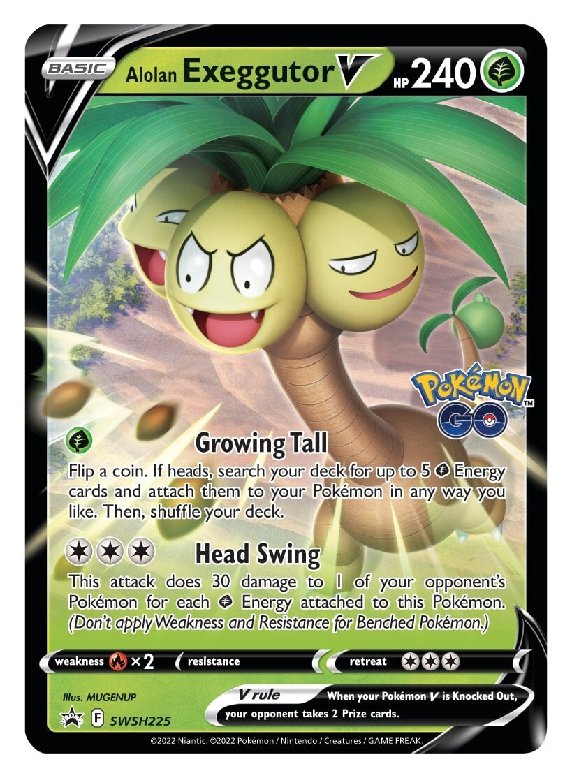 Alolan Exeggutor V (SWSH225) [Sword & Shield: Black Star Promos] | Game Master's Emporium (The New GME)