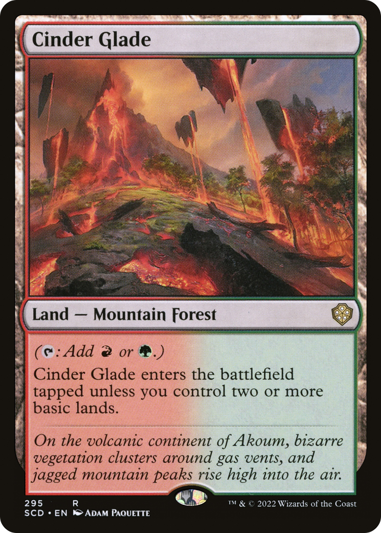 Cinder Glade [Starter Commander Decks] | Game Master's Emporium (The New GME)