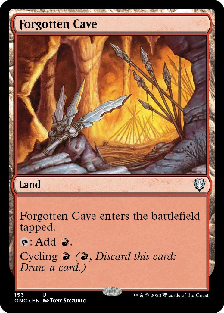 Forgotten Cave [Phyrexia: All Will Be One Commander] | Game Master's Emporium (The New GME)