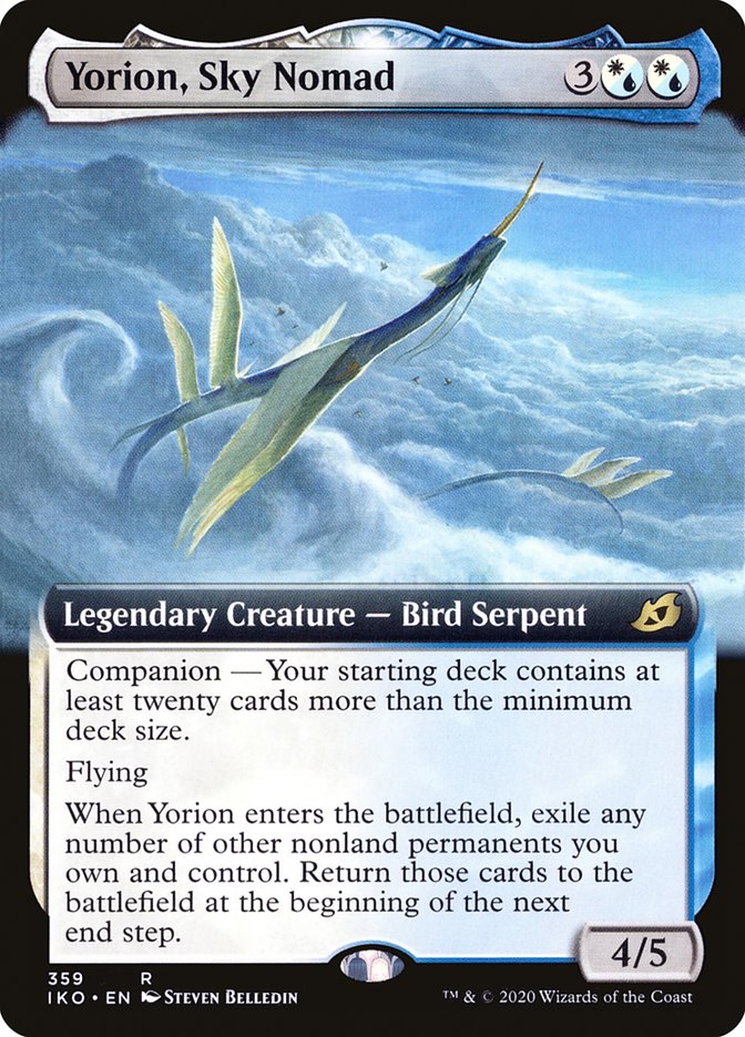 Yorion, Sky Nomad (Extended Art) [Ikoria: Lair of Behemoths] | Game Master's Emporium (The New GME)