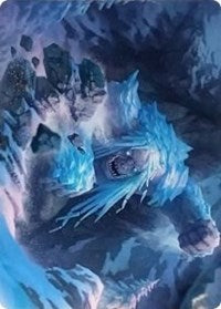 Icehide Troll Art Card [Kaldheim Art Series] | Game Master's Emporium (The New GME)