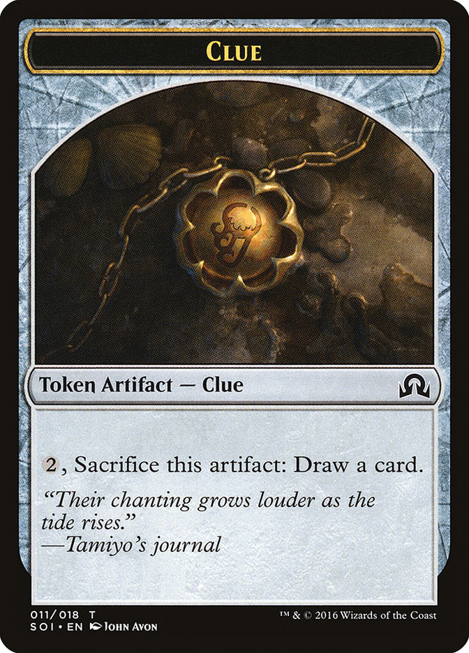 Clue Token (011/018) [Shadows over Innistrad Tokens] | Game Master's Emporium (The New GME)