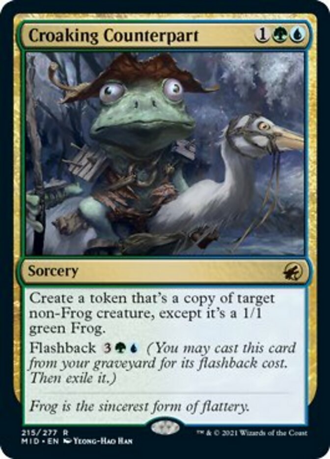 Croaking Counterpart [Innistrad: Midnight Hunt] | Game Master's Emporium (The New GME)