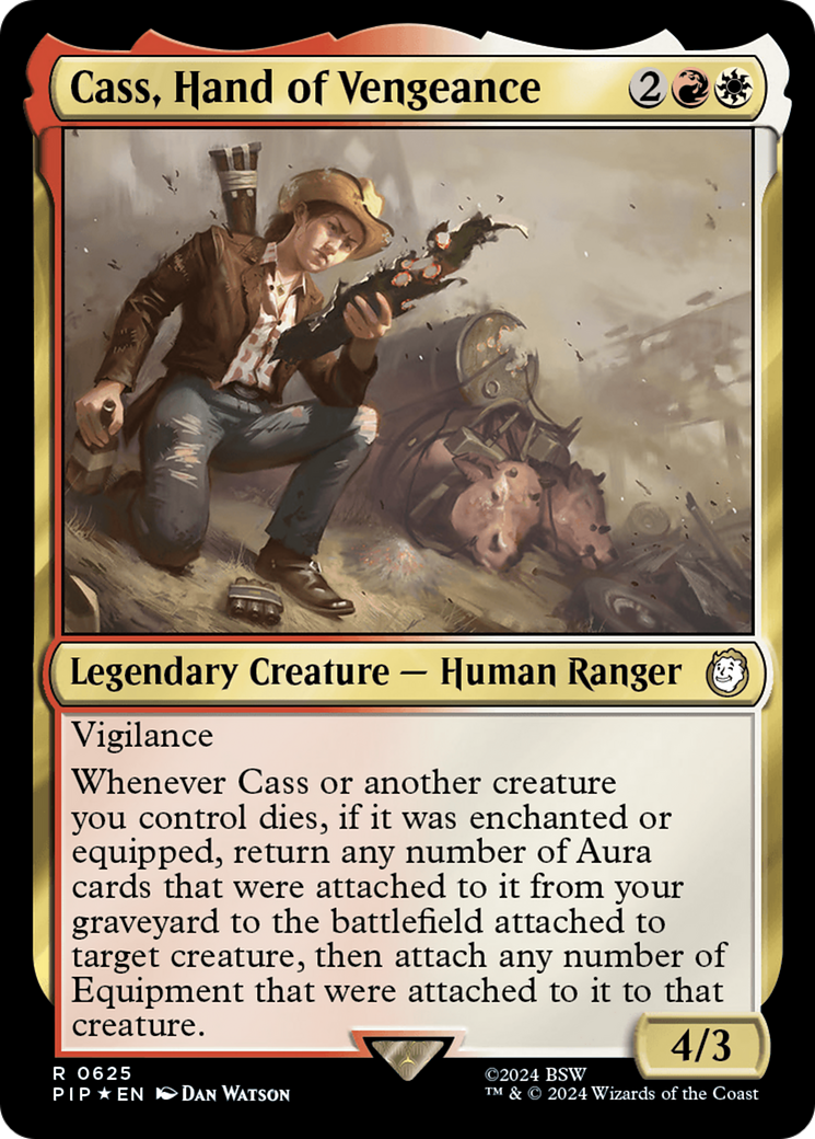 Cass, Hand of Vengeance (Surge Foil) [Fallout] | Game Master's Emporium (The New GME)