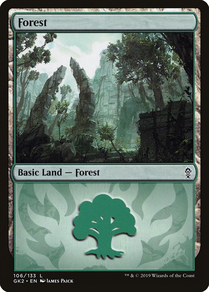 Forest (106) [Ravnica Allegiance Guild Kit] | Game Master's Emporium (The New GME)