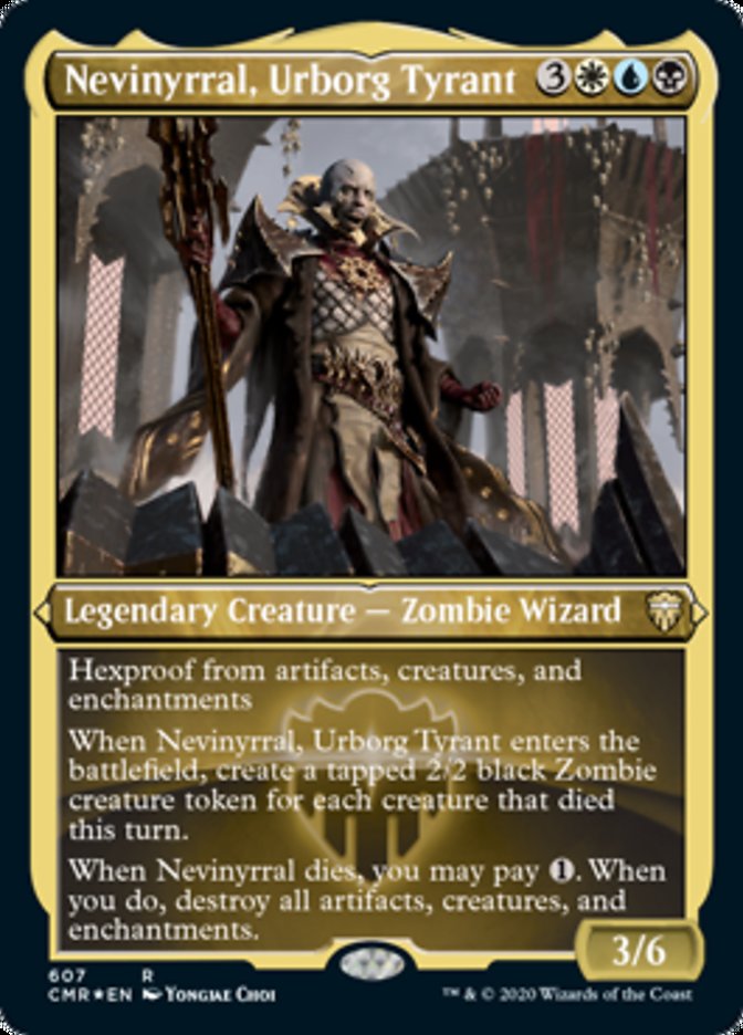 Nevinyrral, Urborg Tyrant (Etched) [Commander Legends] | Game Master's Emporium (The New GME)