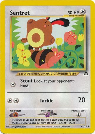 Sentret (63/75) [Neo Discovery Unlimited] | Game Master's Emporium (The New GME)