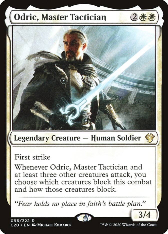 Odric, Master Tactician [Commander 2020] | Game Master's Emporium (The New GME)