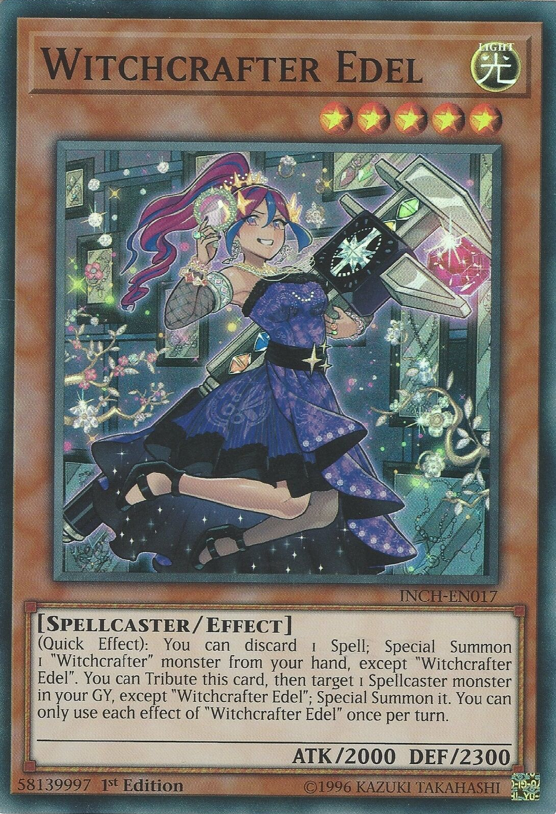 Witchcrafter Edel [INCH-EN017] Super Rare | Game Master's Emporium (The New GME)