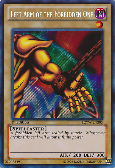 Left Arm of the Forbidden One [LCYW-EN305] Secret Rare | Game Master's Emporium (The New GME)