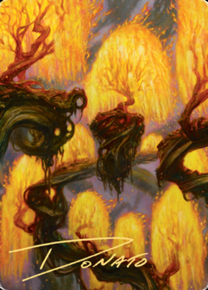 Grove of the Burnwillows Art Card (Gold-Stamped Signature) [Zendikar Rising Art Series] | Game Master's Emporium (The New GME)