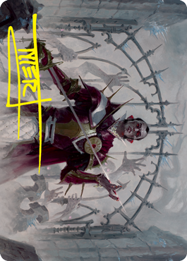 Cemetery Gatekeeper Art Card (Gold-Stamped Signature) [Innistrad: Crimson Vow Art Series] | Game Master's Emporium (The New GME)