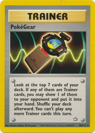 PokeGear (88/111) [Neo Genesis Unlimited] | Game Master's Emporium (The New GME)