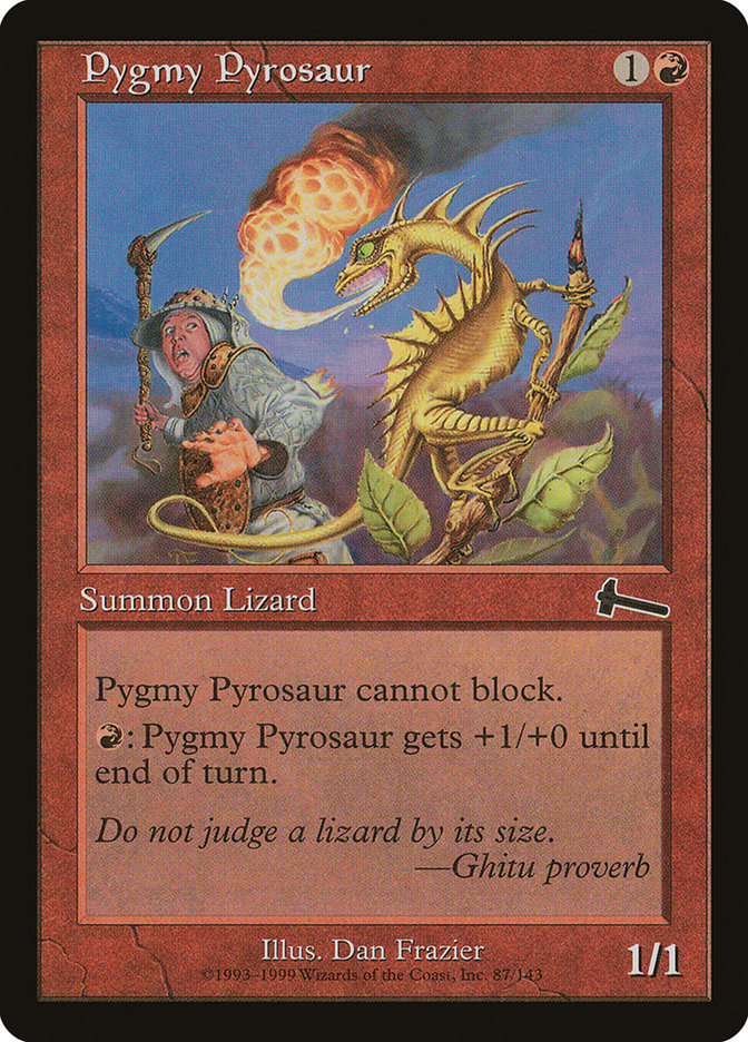 Pygmy Pyrosaur [Urza's Legacy] | Game Master's Emporium (The New GME)