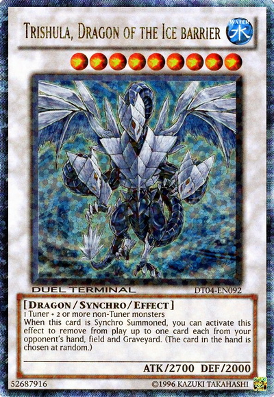 Trishula, Dragon of the Ice Barrier [DT04-EN092] Ultra Rare | Game Master's Emporium (The New GME)