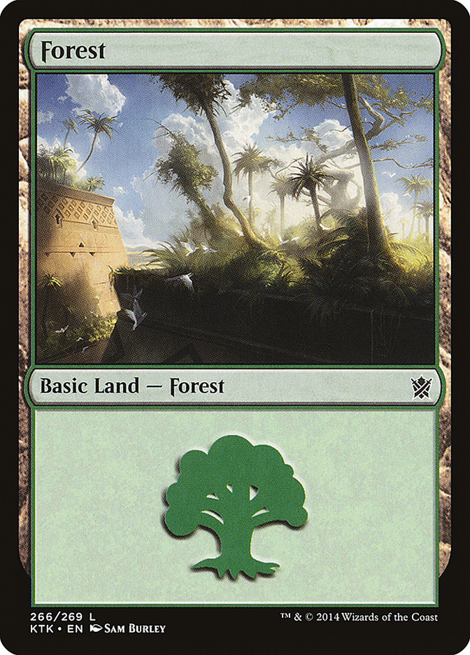 Forest (266) [Khans of Tarkir] | Game Master's Emporium (The New GME)