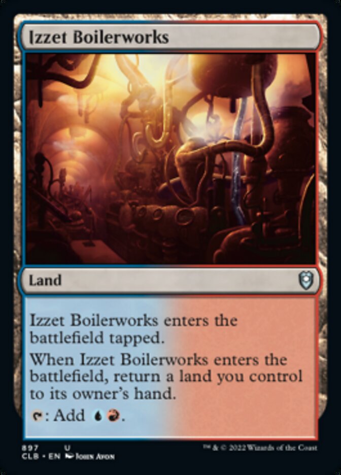 Izzet Boilerworks [Commander Legends: Battle for Baldur's Gate] | Game Master's Emporium (The New GME)