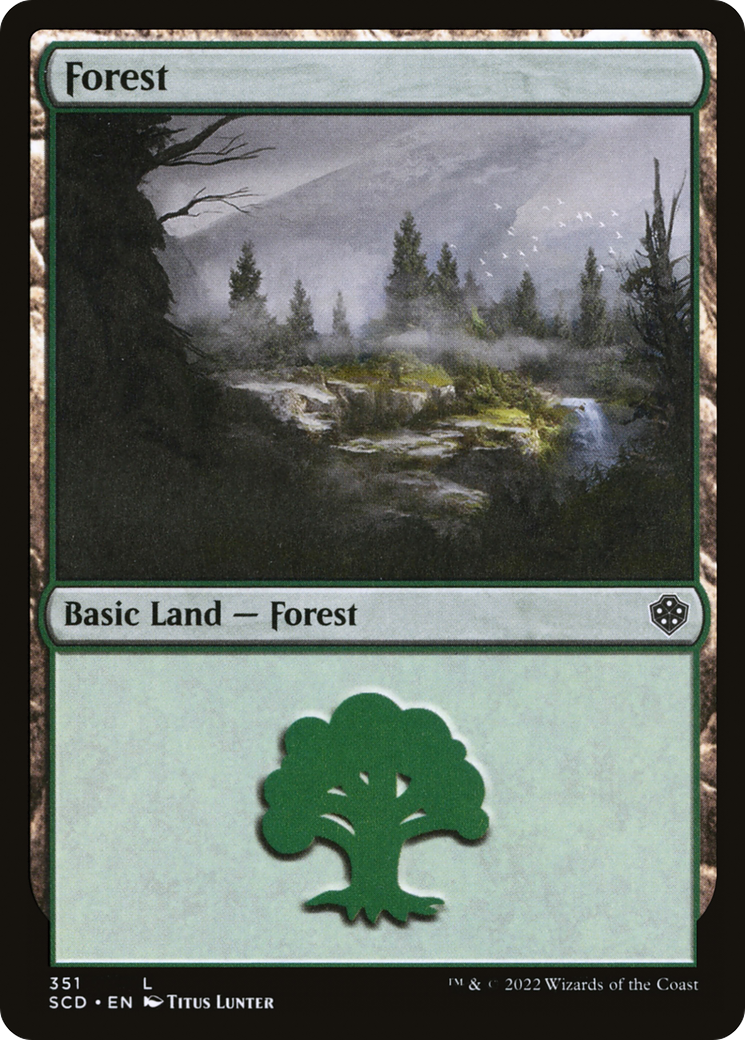 Forest (351) [Starter Commander Decks] | Game Master's Emporium (The New GME)