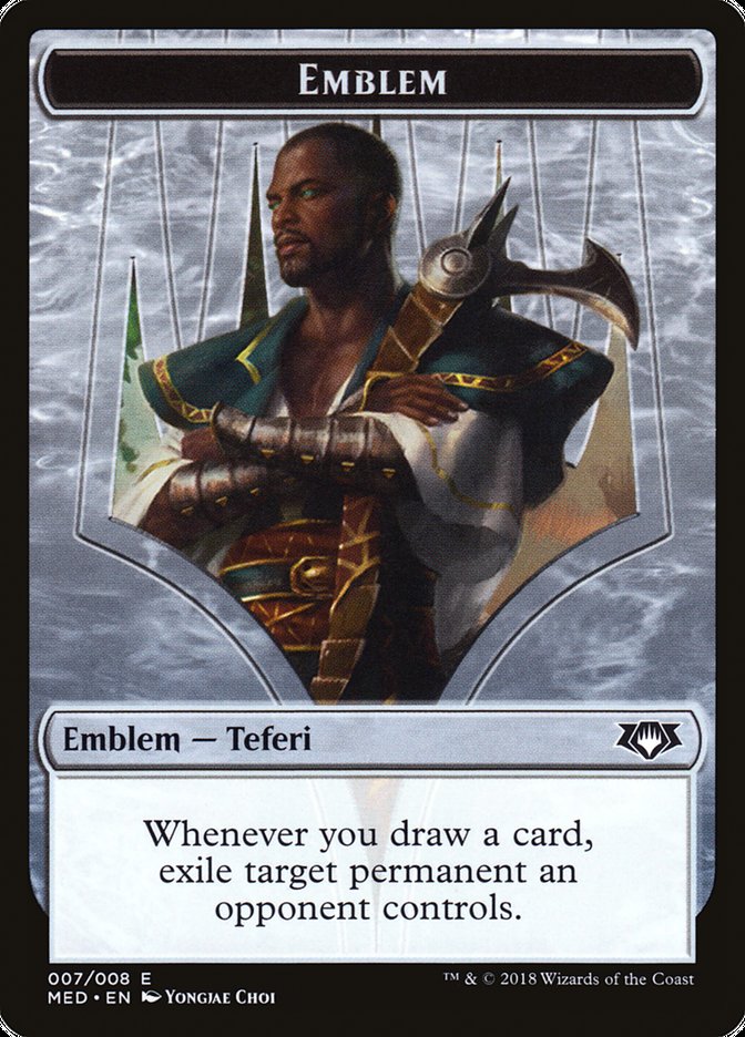 Teferi, Hero of Dominaria Emblem [Mythic Edition Tokens] | Game Master's Emporium (The New GME)