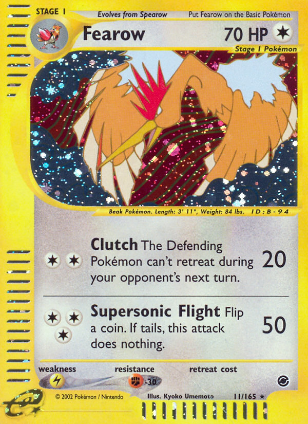 Fearow (11/165) [Expedition: Base Set] | Game Master's Emporium (The New GME)