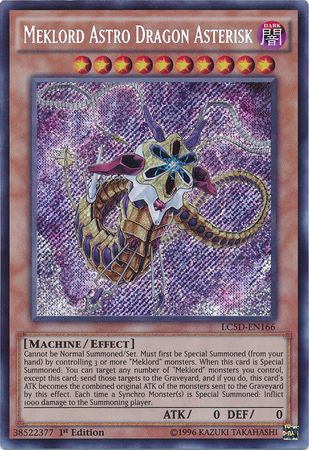 Meklord Astro Dragon Asterisk [LC5D-EN166] Secret Rare | Game Master's Emporium (The New GME)