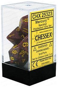 Chessex 7 Dice Speckled Mercury Dice | Game Master's Emporium (The New GME)