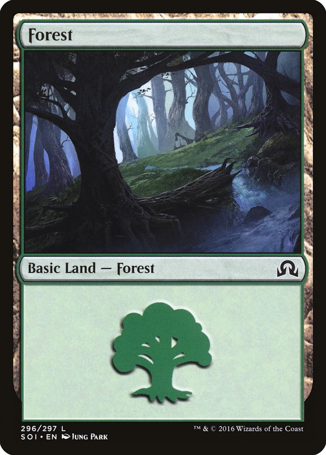 Forest (296) [Shadows over Innistrad] | Game Master's Emporium (The New GME)