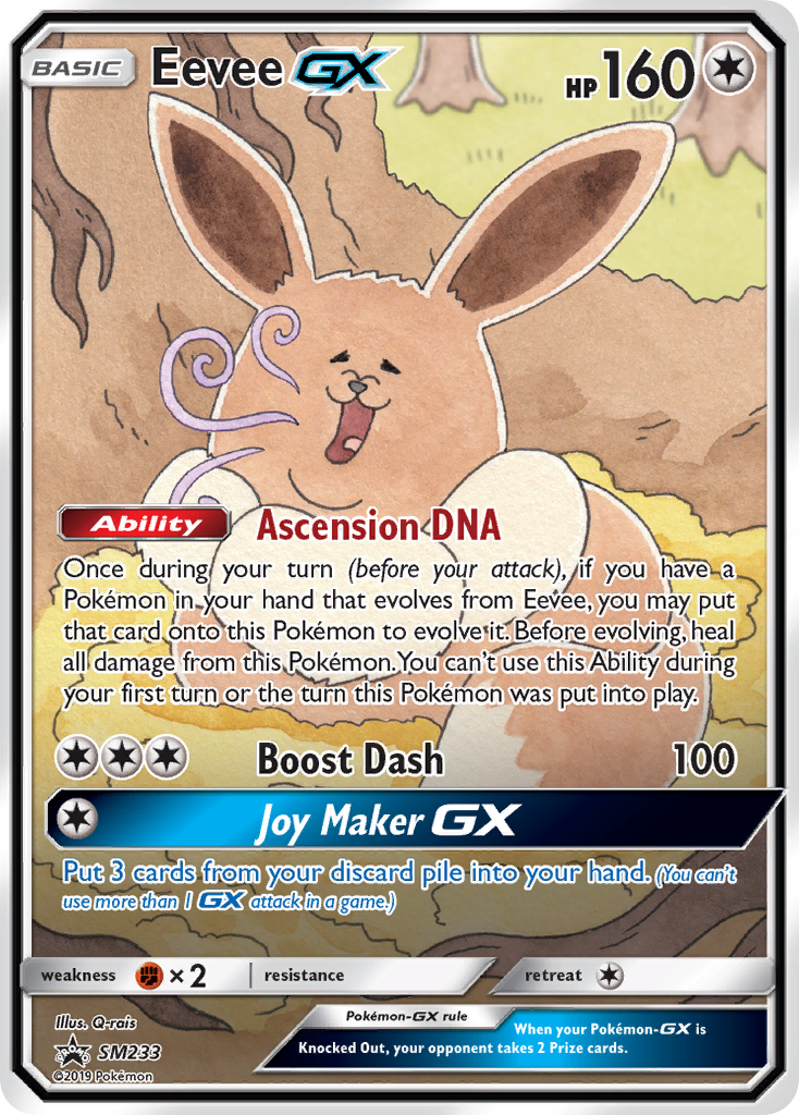 Eevee GX (SM233) [Sun & Moon: Black Star Promos] | Game Master's Emporium (The New GME)