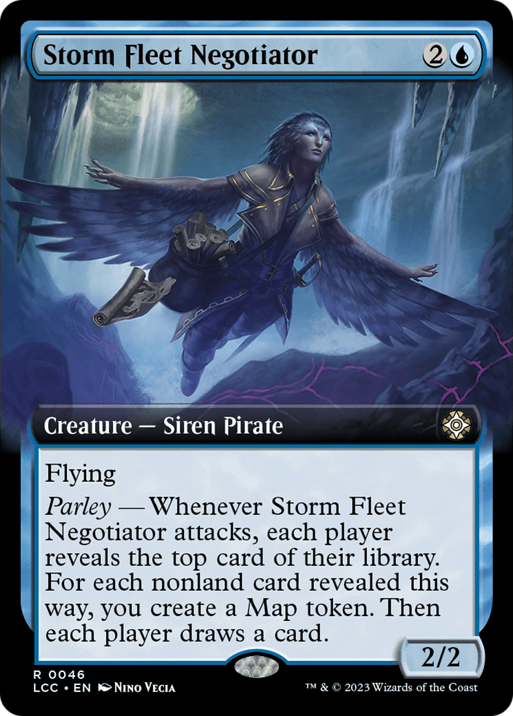 Storm Fleet Negotiator (Extended Art) [The Lost Caverns of Ixalan Commander] | Game Master's Emporium (The New GME)