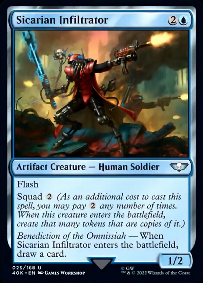 Sicarian Infiltrator (Surge Foil) [Warhammer 40,000] | Game Master's Emporium (The New GME)