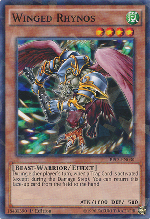 Winged Rhynos [BP03-EN030] Shatterfoil Rare | Game Master's Emporium (The New GME)