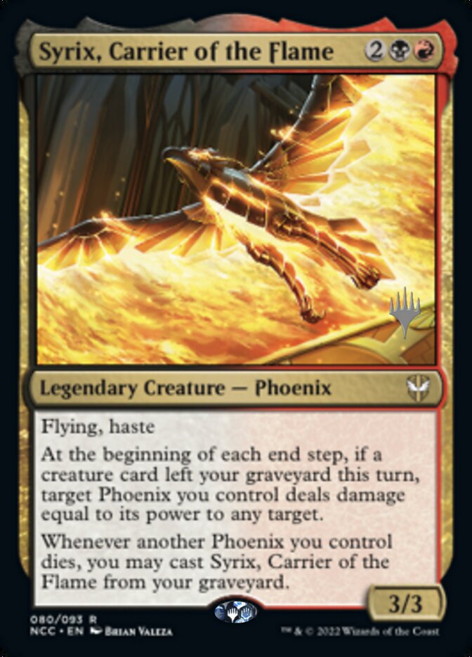 Syrix, Carrier of the Flame (Promo Pack) [Streets of New Capenna Commander Promos] | Game Master's Emporium (The New GME)
