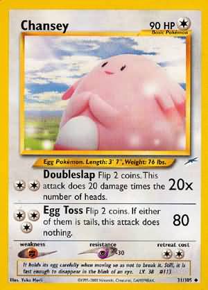 Chansey (31/105) [Neo Destiny Unlimited] | Game Master's Emporium (The New GME)