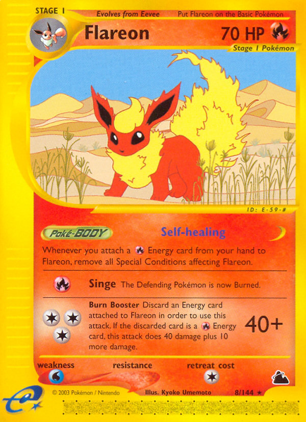 Flareon (8/144) [Skyridge] | Game Master's Emporium (The New GME)