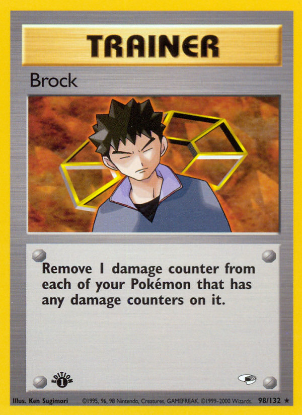 Brock (98/132) [Gym Heroes 1st Edition] | Game Master's Emporium (The New GME)