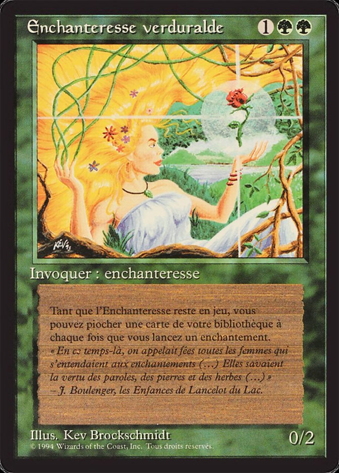 Verduran Enchantress [Foreign Black Border] | Game Master's Emporium (The New GME)