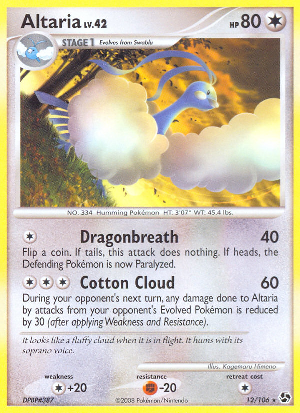 Altaria (12/106) [Diamond & Pearl: Great Encounters] | Game Master's Emporium (The New GME)