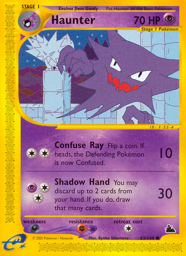 Haunter (63/144) [Skyridge] | Game Master's Emporium (The New GME)