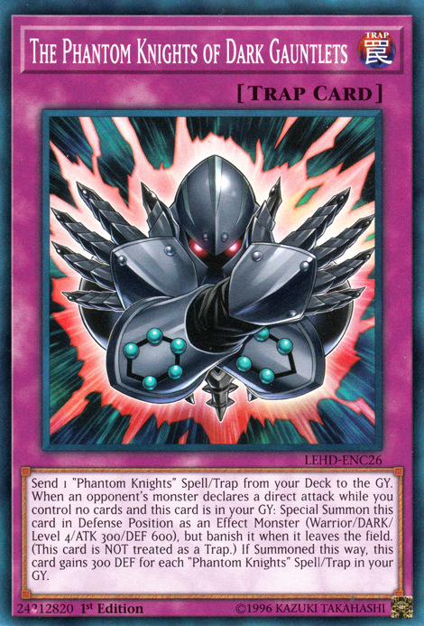 The Phantom Knights of Dark Gauntlets [LEHD-ENC26] Common | Game Master's Emporium (The New GME)