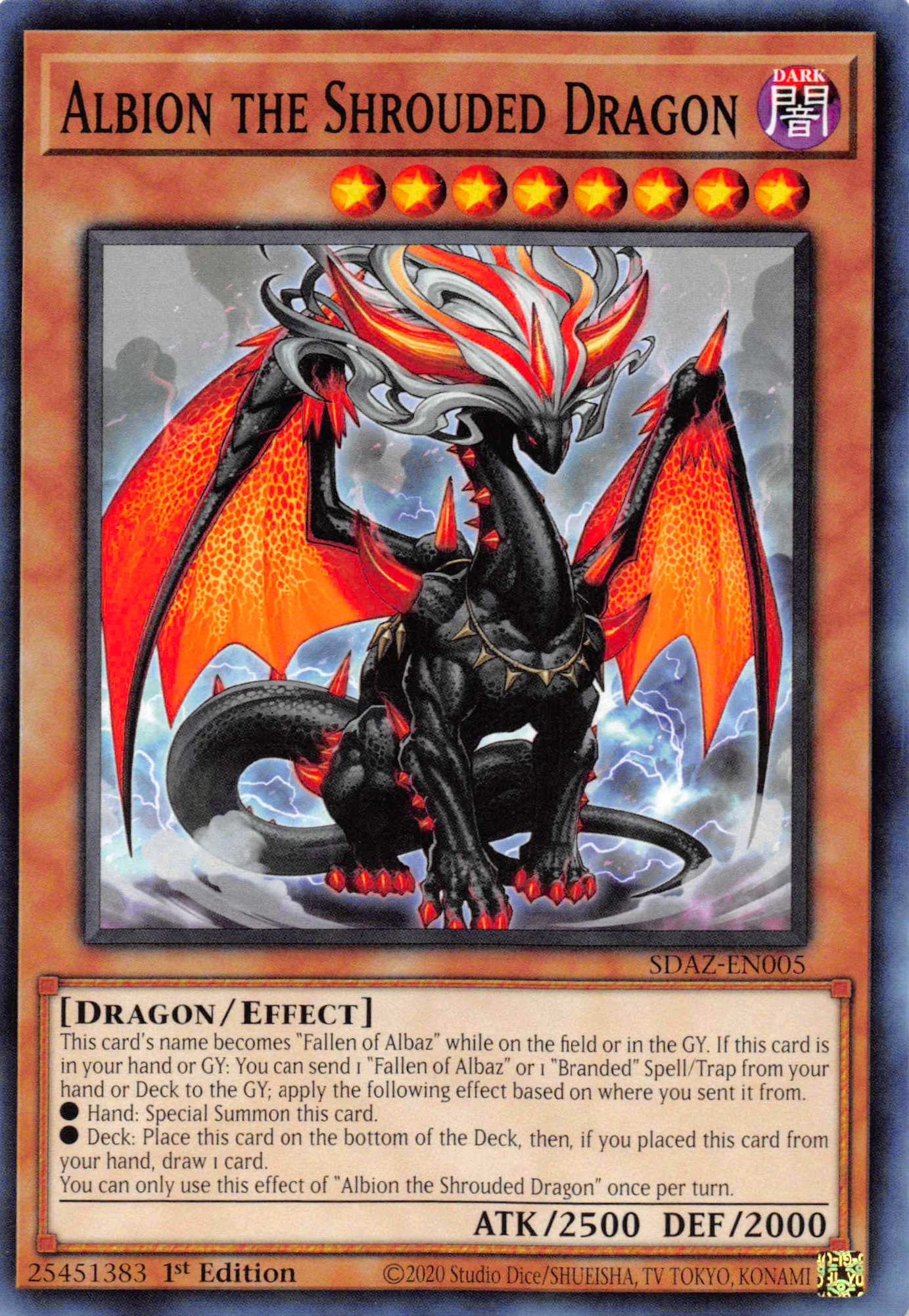 Albion the Shrouded Dragon [SDAZ-EN005] Common | Game Master's Emporium (The New GME)