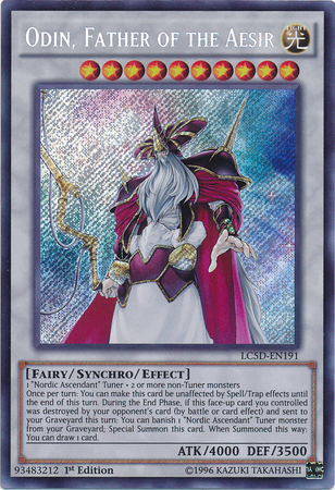 Odin, Father of the Aesir [LC5D-EN191] Secret Rare | Game Master's Emporium (The New GME)