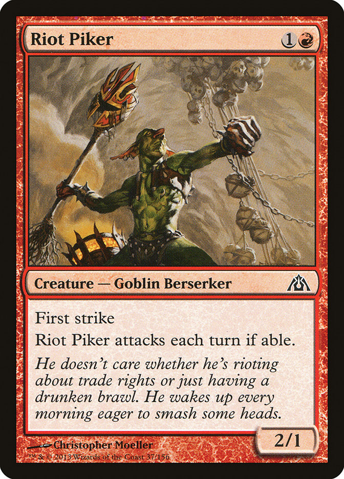 Riot Piker [Dragon's Maze] | Game Master's Emporium (The New GME)