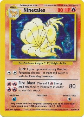 Ninetales (12/102) [Base Set Unlimited] | Game Master's Emporium (The New GME)